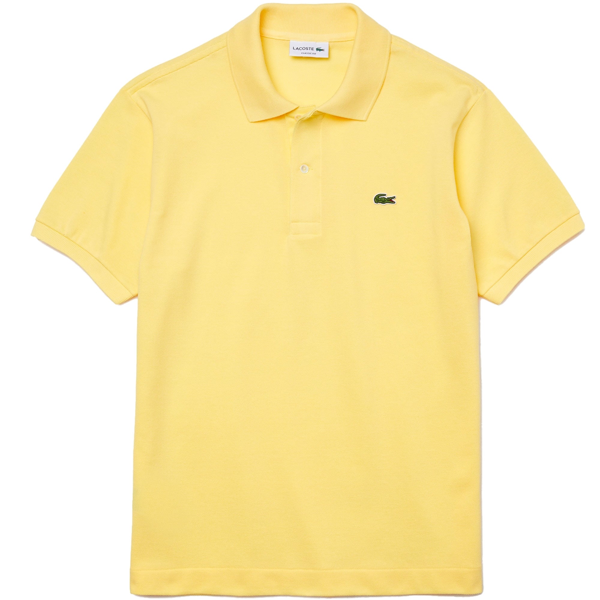 Lacoste Classic Pique Polo Shirt - Lemon