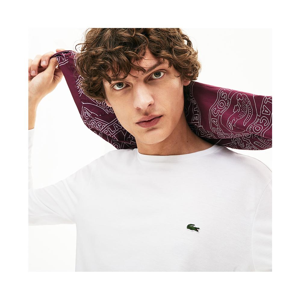 Lacoste Crew Neck Pima Cotton Jersey T-shirt White TH6712 001