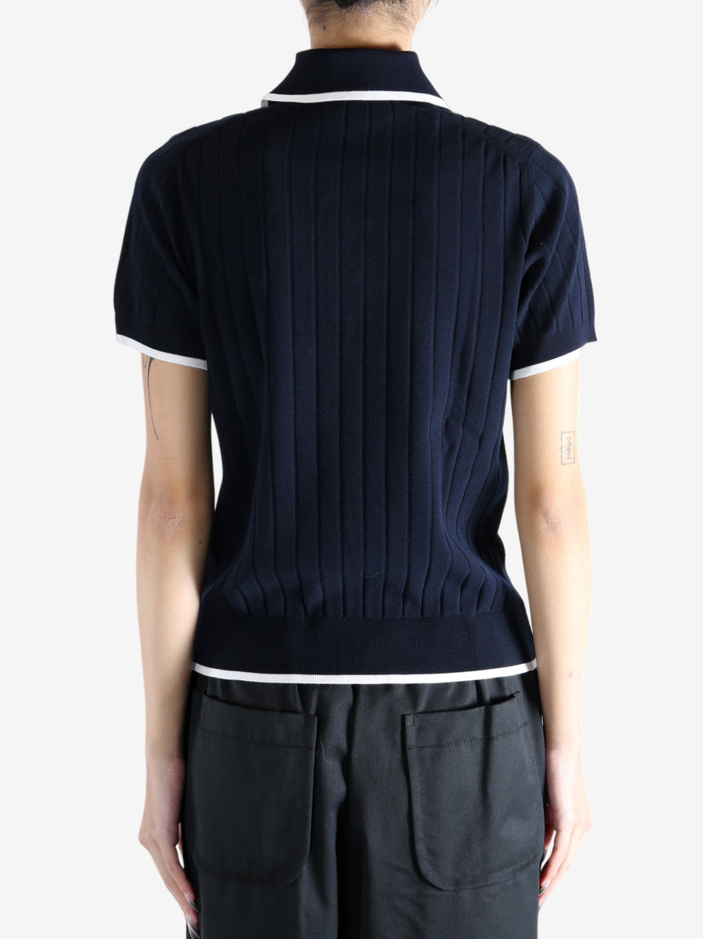 LACOSTE - Women Short Sleeved Polo Collar Golf Sweater