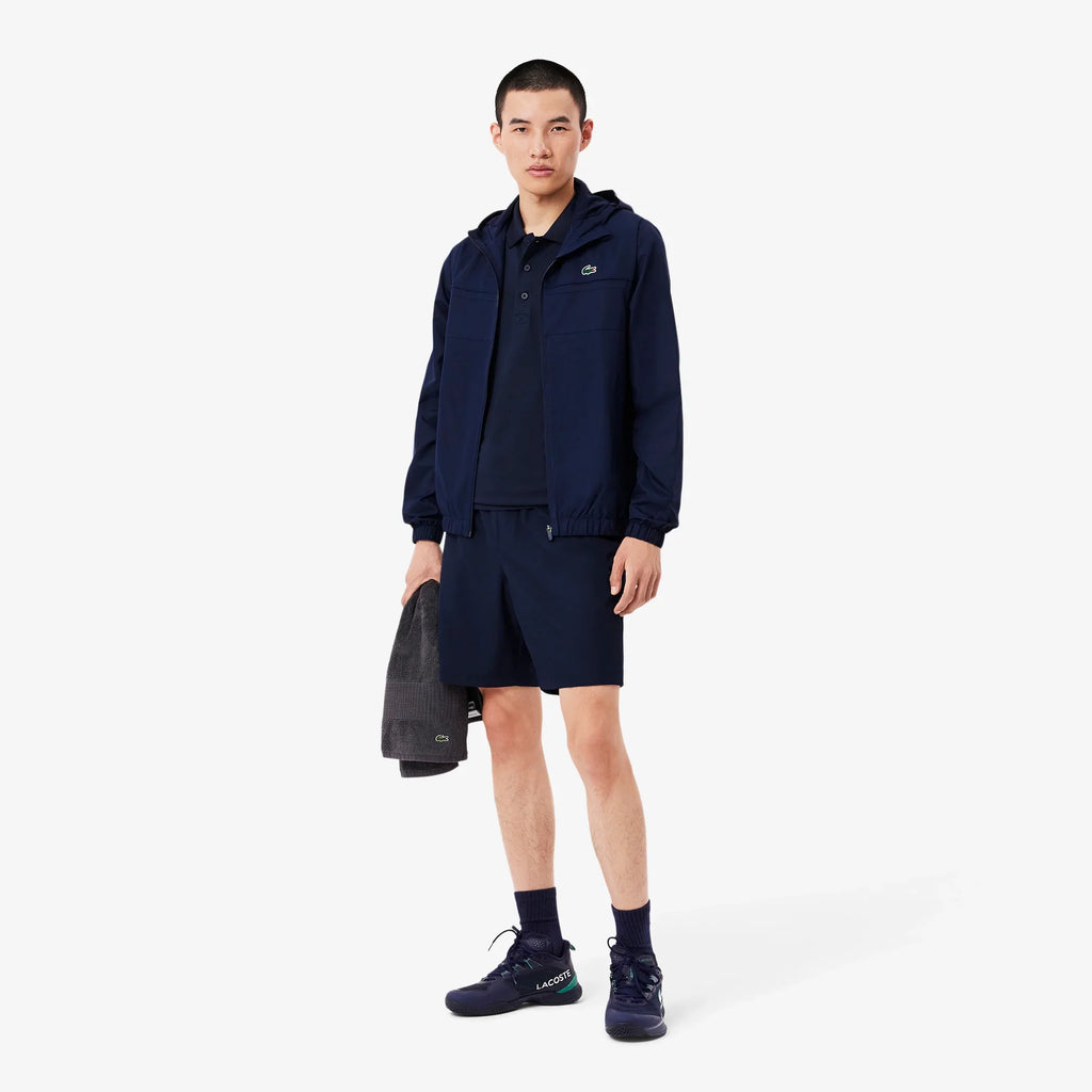 Lacoste SPORT Regular Fit UV Protect Golf Polo - Navy