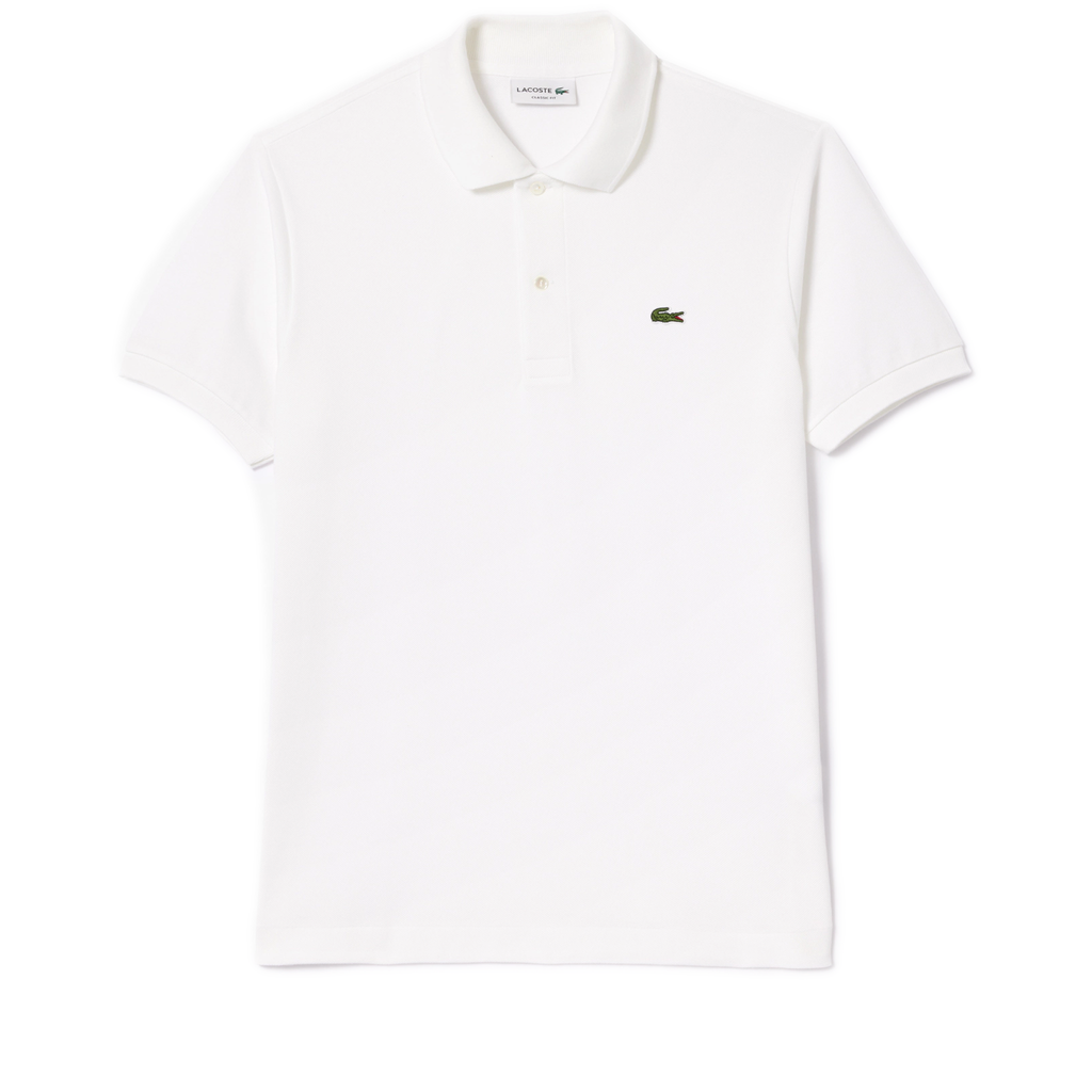 Men's Lacoste Classic Fit L.12.12 Pique Polo - White