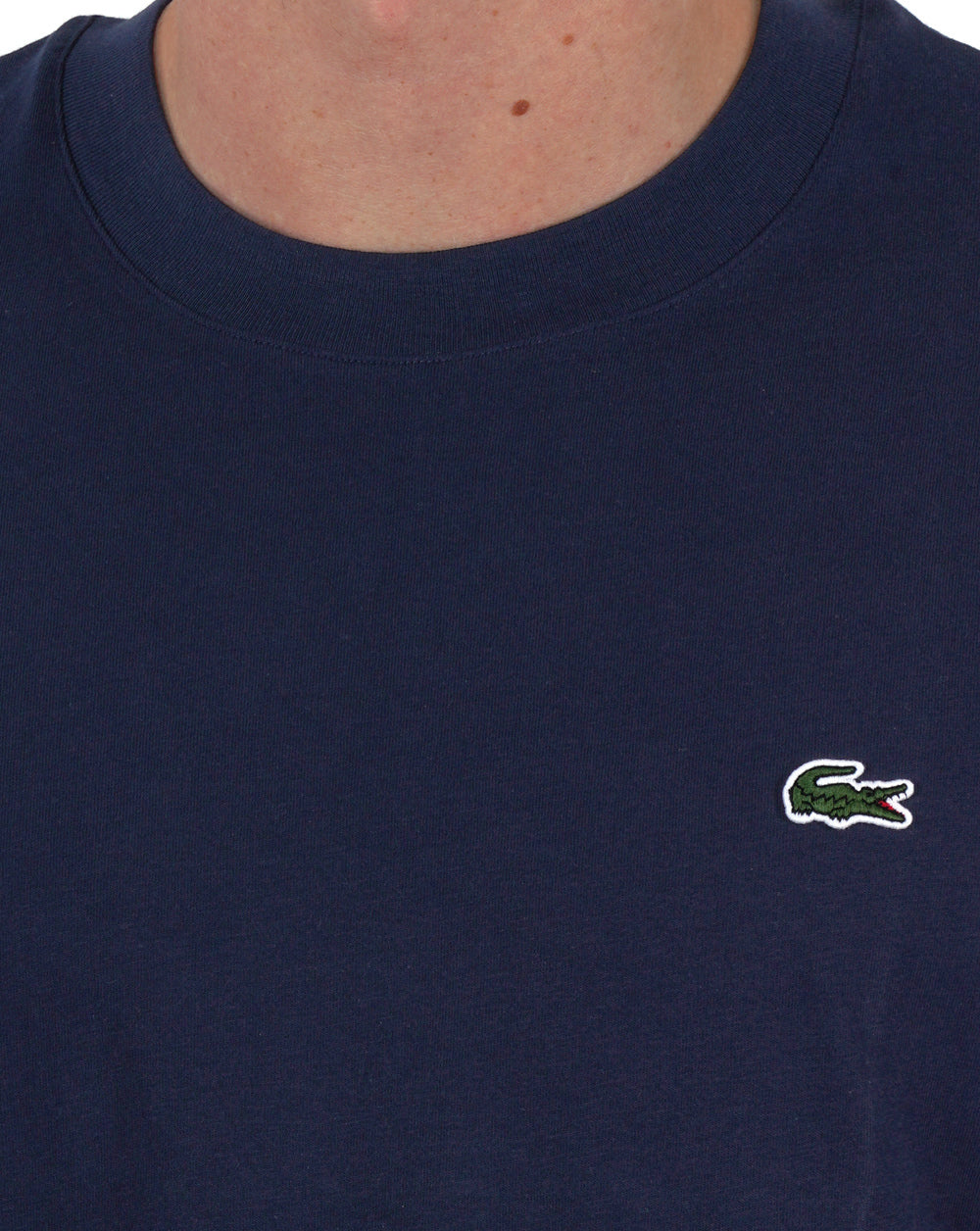 Lacoste Classic Fit Cotton Jersey T Shirt Navy