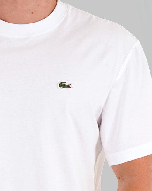 Lacoste Classic Fit Cotton Jersey T Shirt White