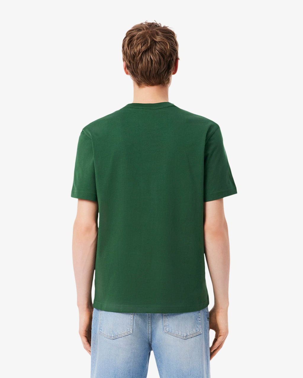 Lacoste Mens Classic Fit Cotton Jersey T-Shirt - Green 132