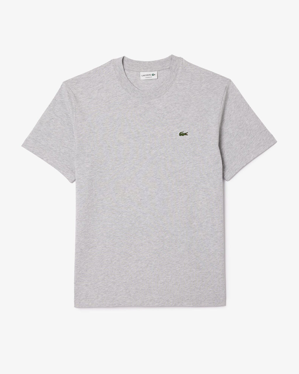 Lacoste Mens Classic Fit Cotton Jersey T-Shirt - Silver Chine CCA