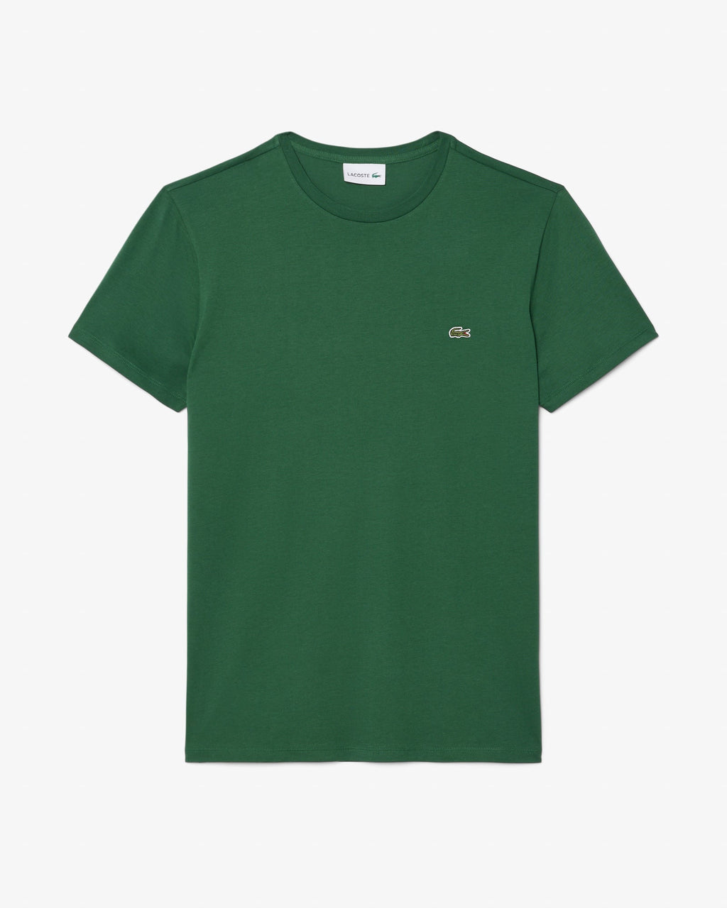 Lacoste Mens Crew Neck Pima Cotton Jersey T-Shirt - Green 132