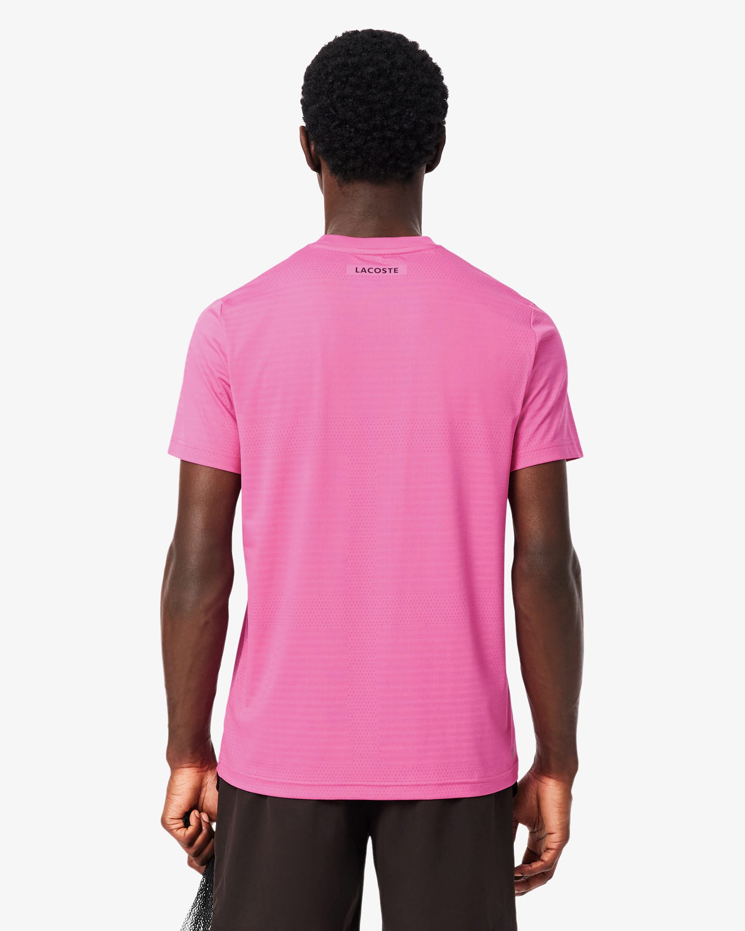 Lacoste Grigor Dimitrov T-Shirt - Fushia Pink